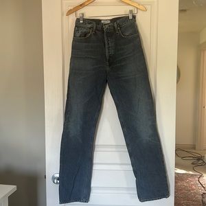 Agolde Size 27 Straight Leg Jeans